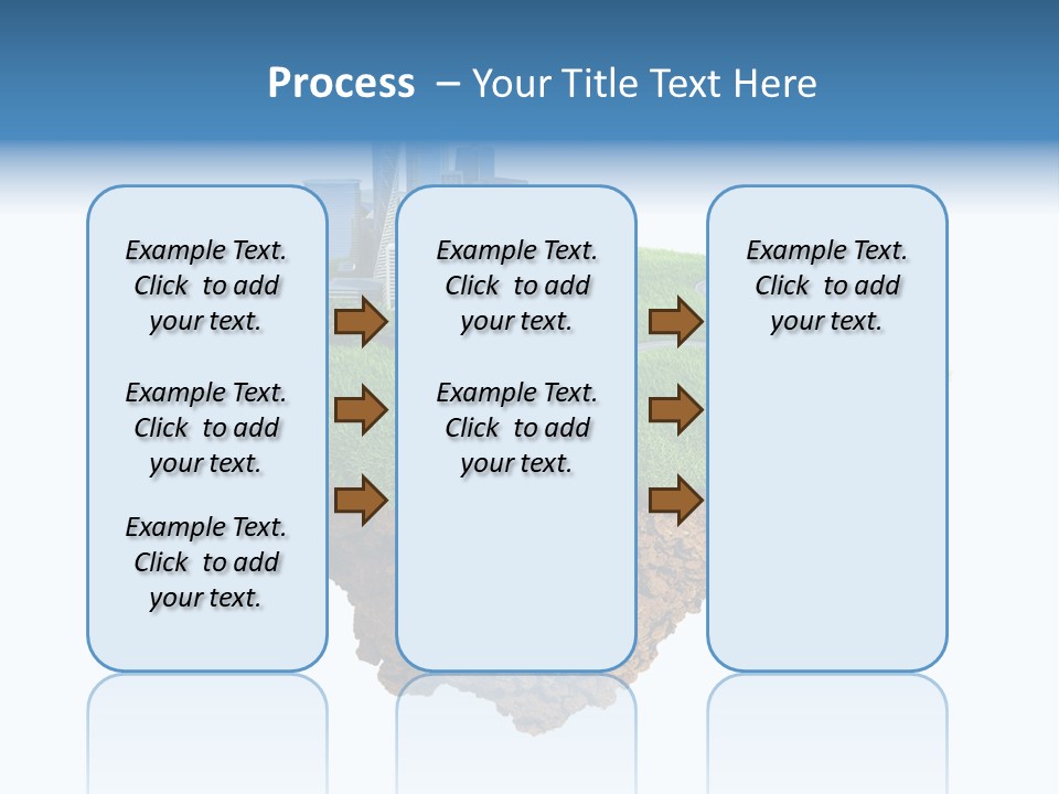 Glass Ecological Scraper PowerPoint Template