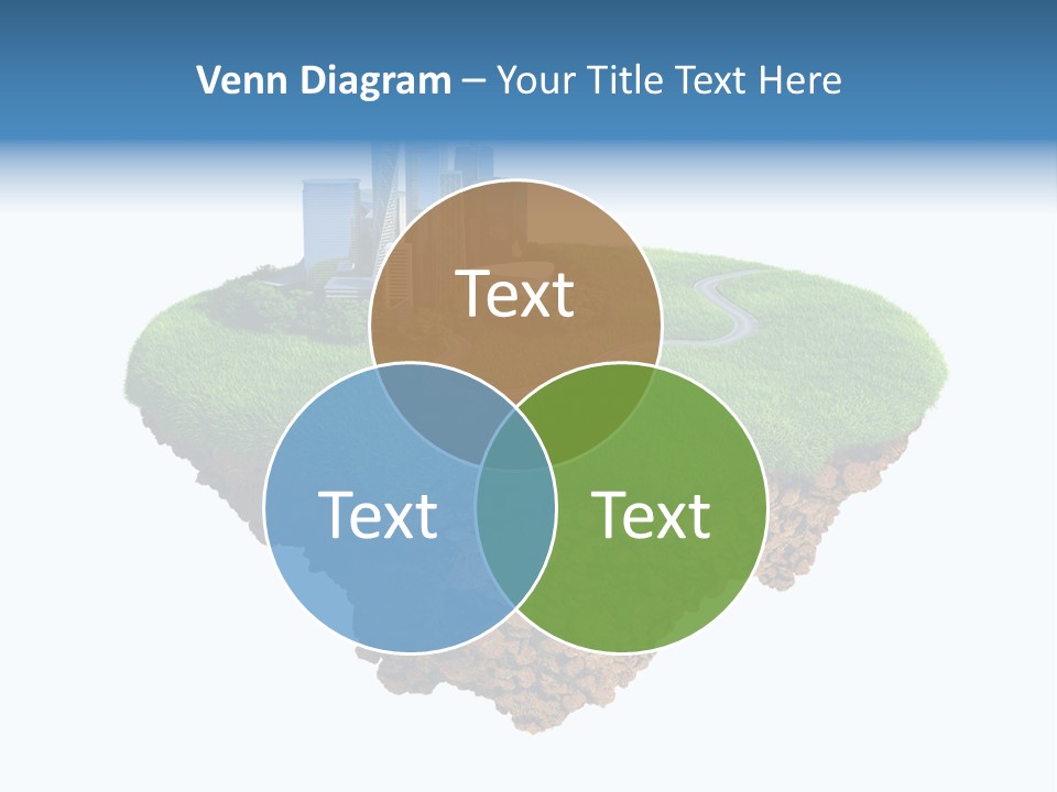 Glass Ecological Scraper PowerPoint Template