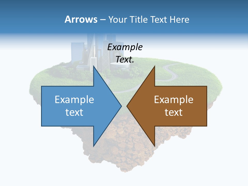 Glass Ecological Scraper PowerPoint Template