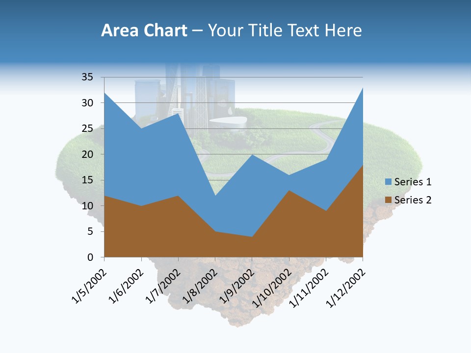 Glass Ecological Scraper PowerPoint Template