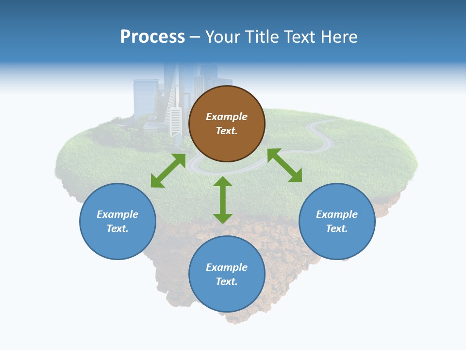 Glass Ecological Scraper PowerPoint Template