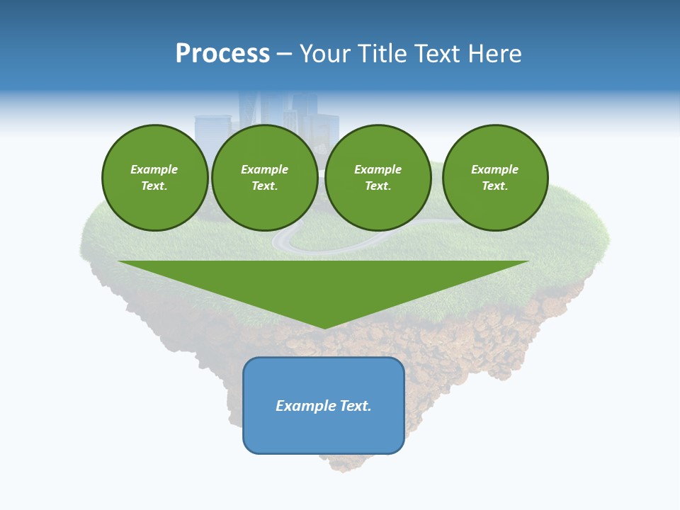 Glass Ecological Scraper PowerPoint Template