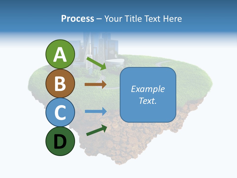 Glass Ecological Scraper PowerPoint Template