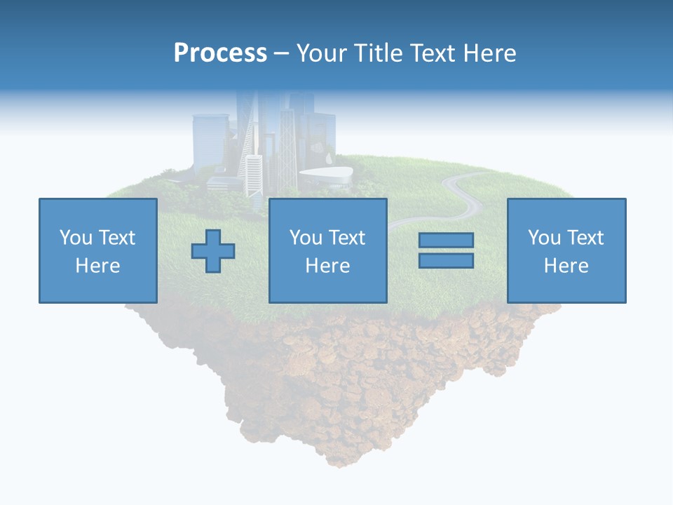Glass Ecological Scraper PowerPoint Template