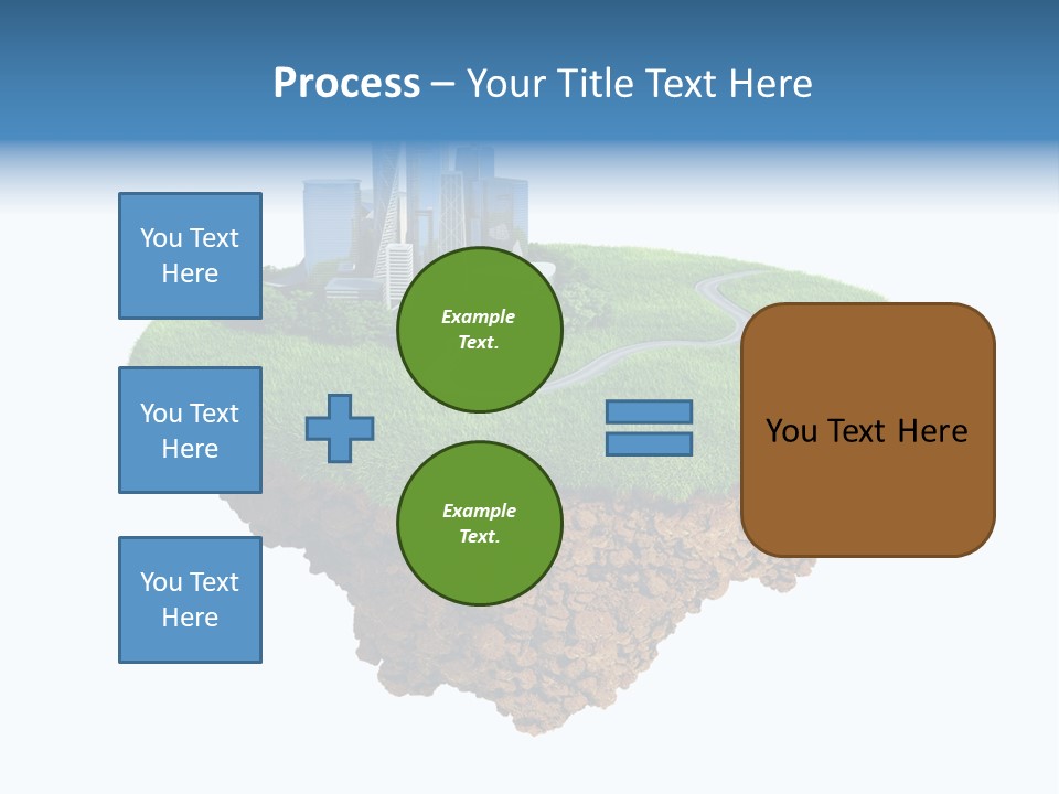 Glass Ecological Scraper PowerPoint Template