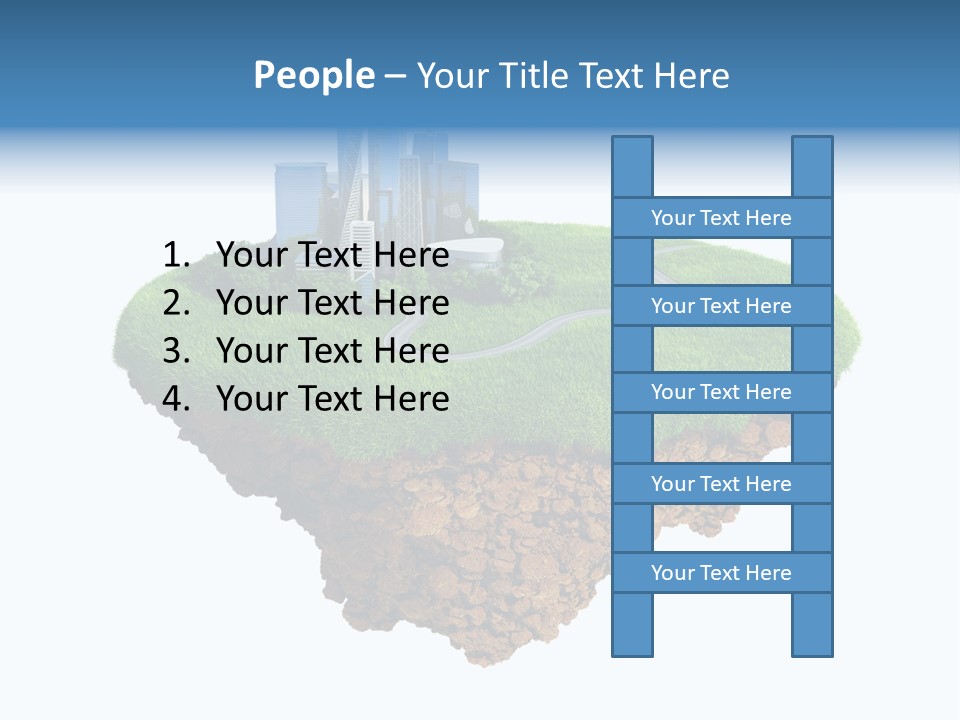Glass Ecological Scraper PowerPoint Template