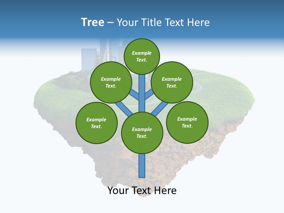 Glass Ecological Scraper PowerPoint Template