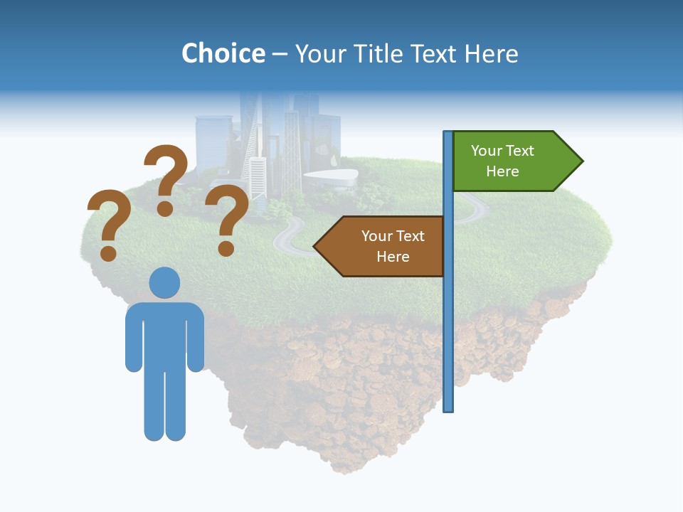 Glass Ecological Scraper PowerPoint Template