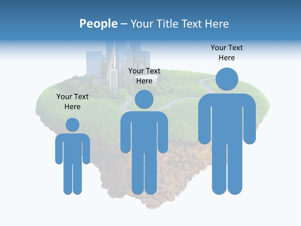 Glass Ecological Scraper PowerPoint Template