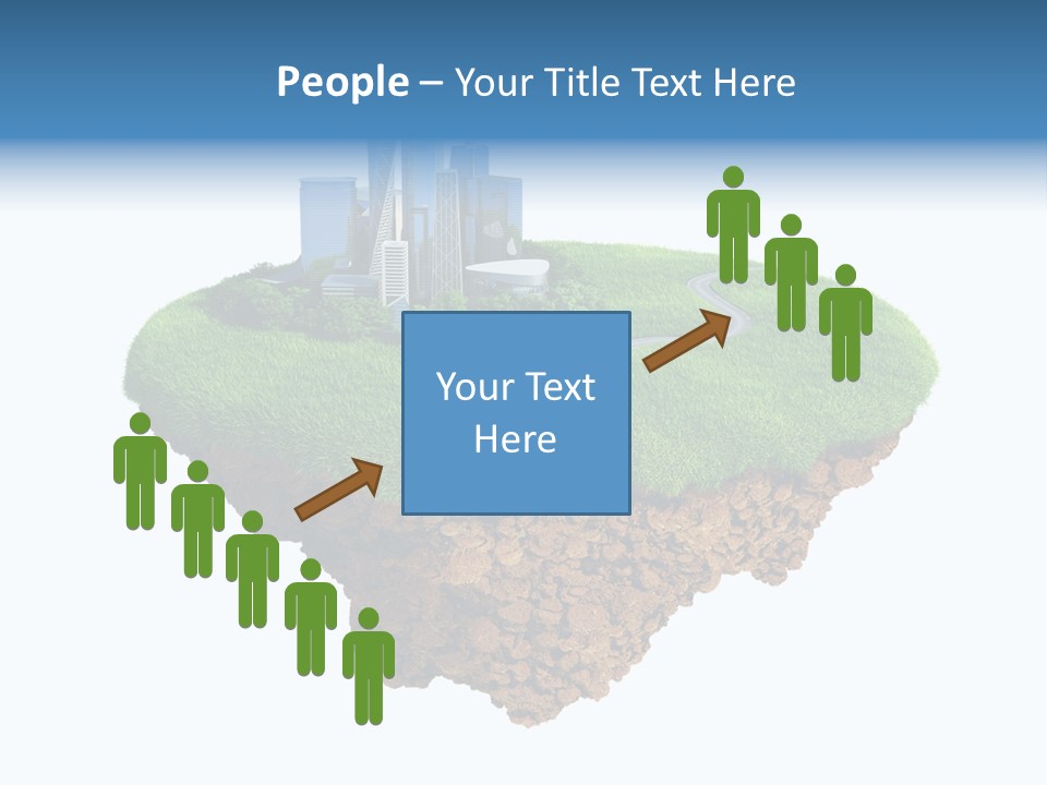 Glass Ecological Scraper PowerPoint Template