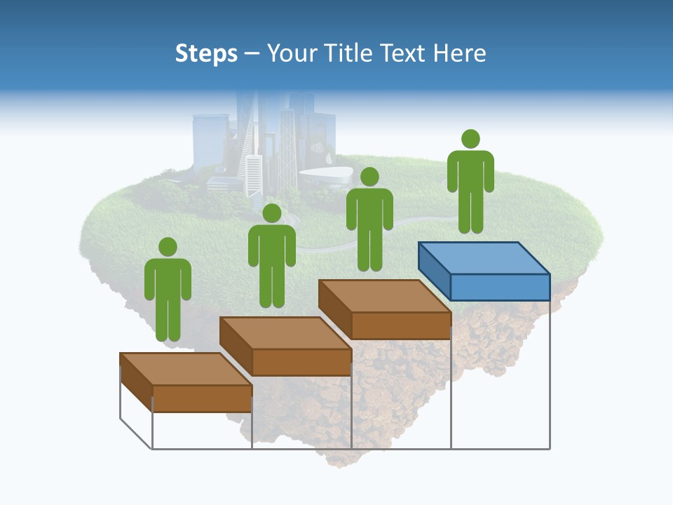 Glass Ecological Scraper PowerPoint Template