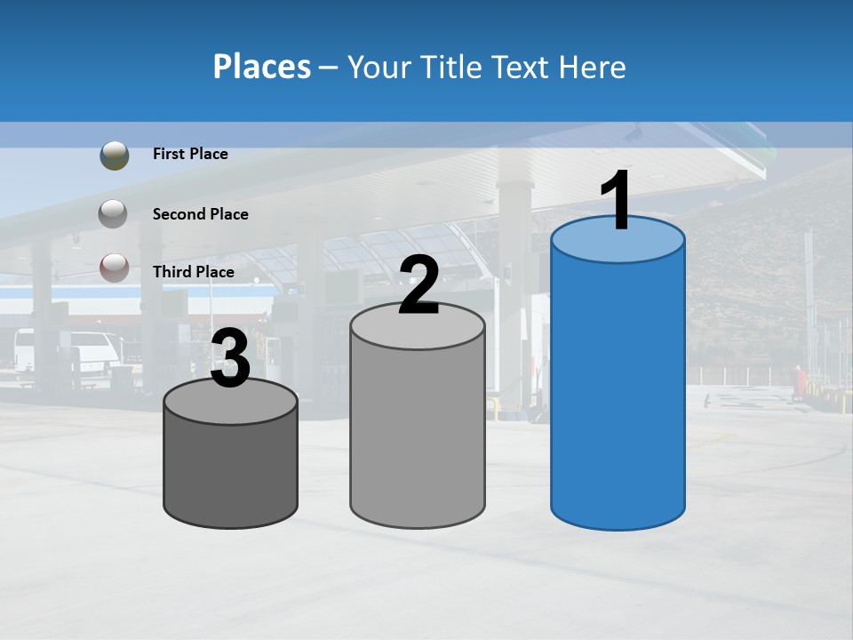 Modern Gas Station PowerPoint Template