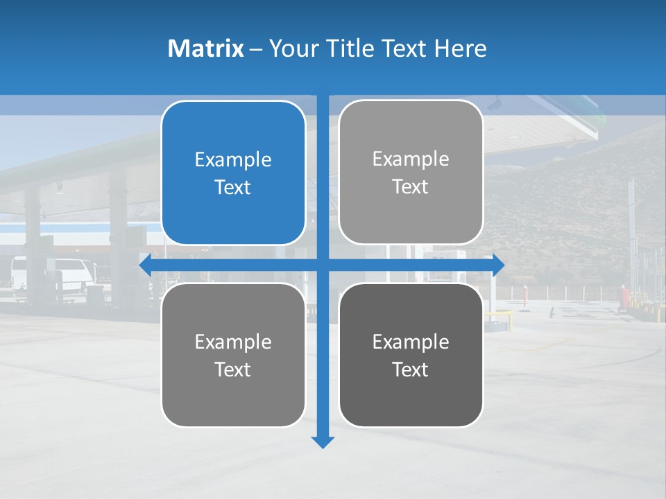 Modern Gas Station PowerPoint Template
