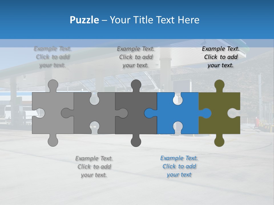 Modern Gas Station PowerPoint Template