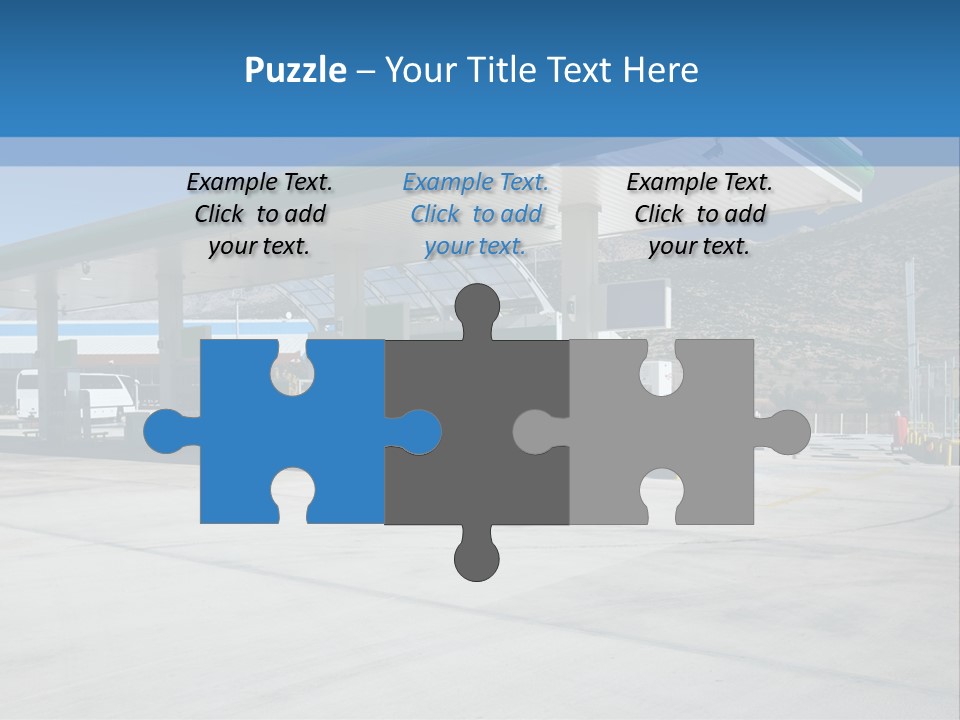 Modern Gas Station PowerPoint Template