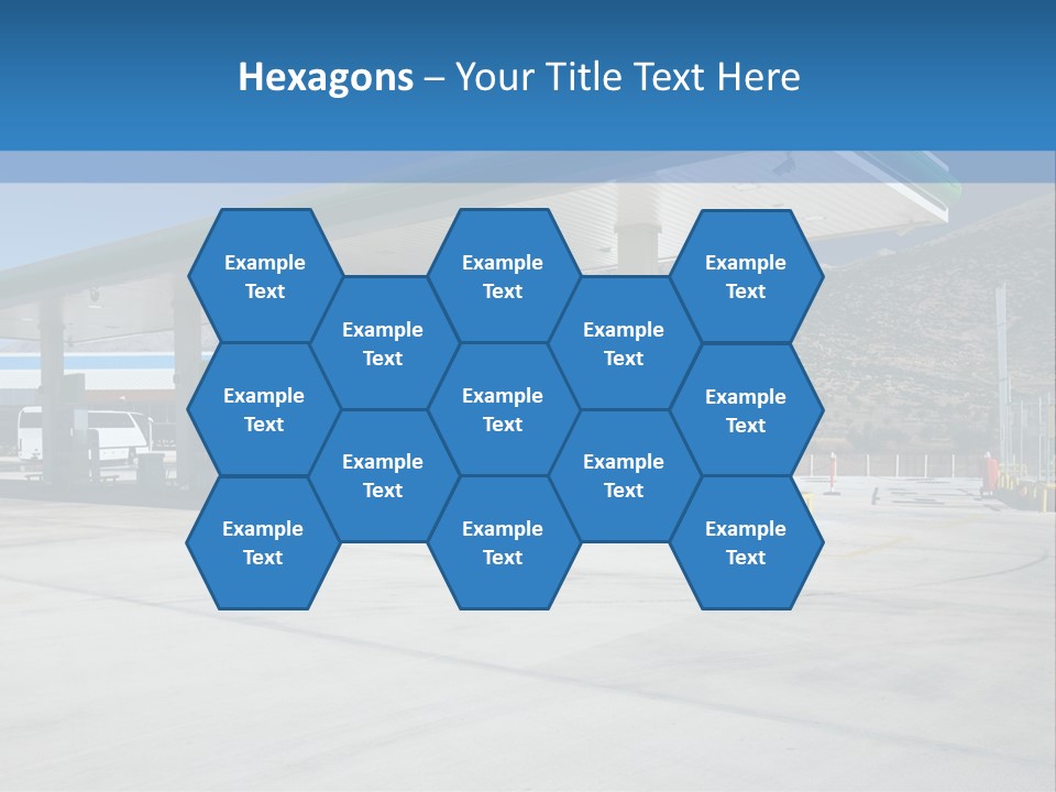 Modern Gas Station PowerPoint Template