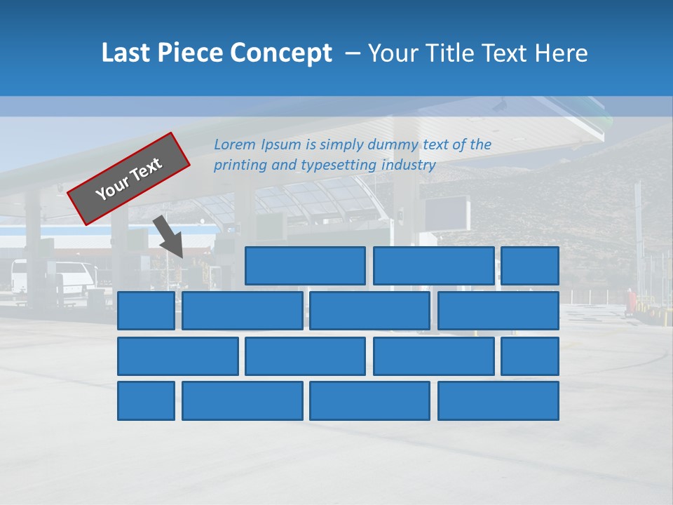 Modern Gas Station PowerPoint Template