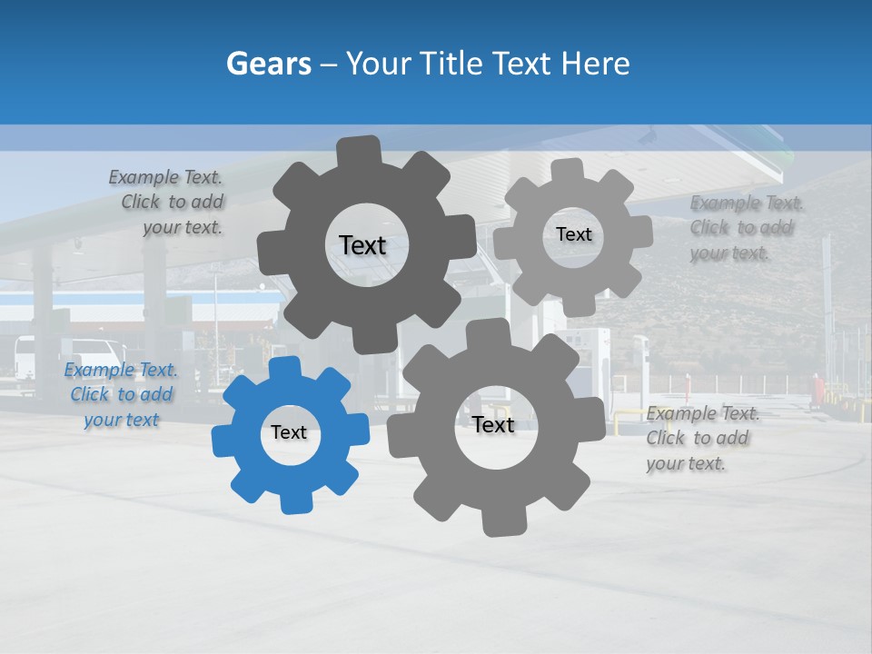 Modern Gas Station PowerPoint Template