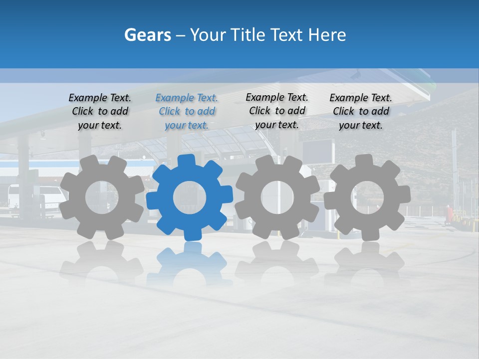 Modern Gas Station PowerPoint Template