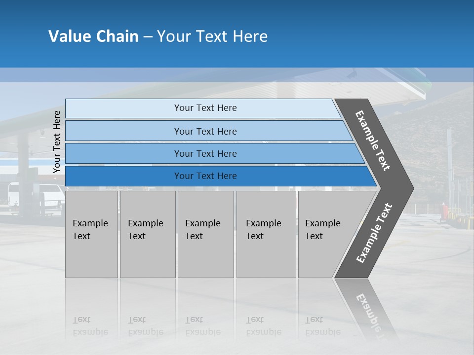 Modern Gas Station PowerPoint Template