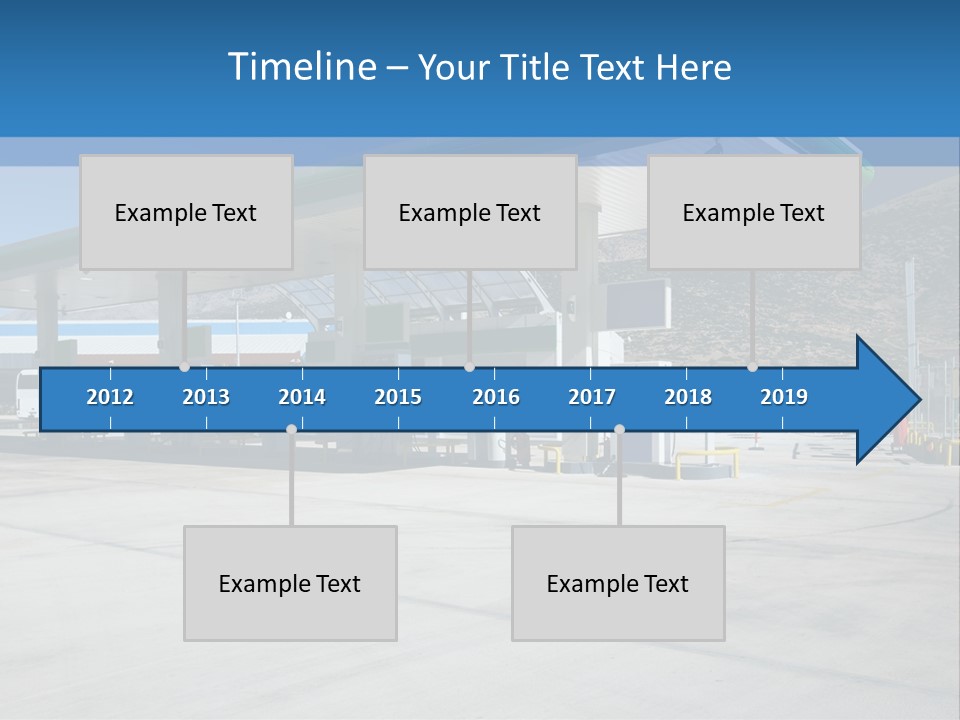 Modern Gas Station PowerPoint Template