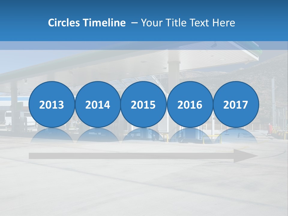 Modern Gas Station PowerPoint Template
