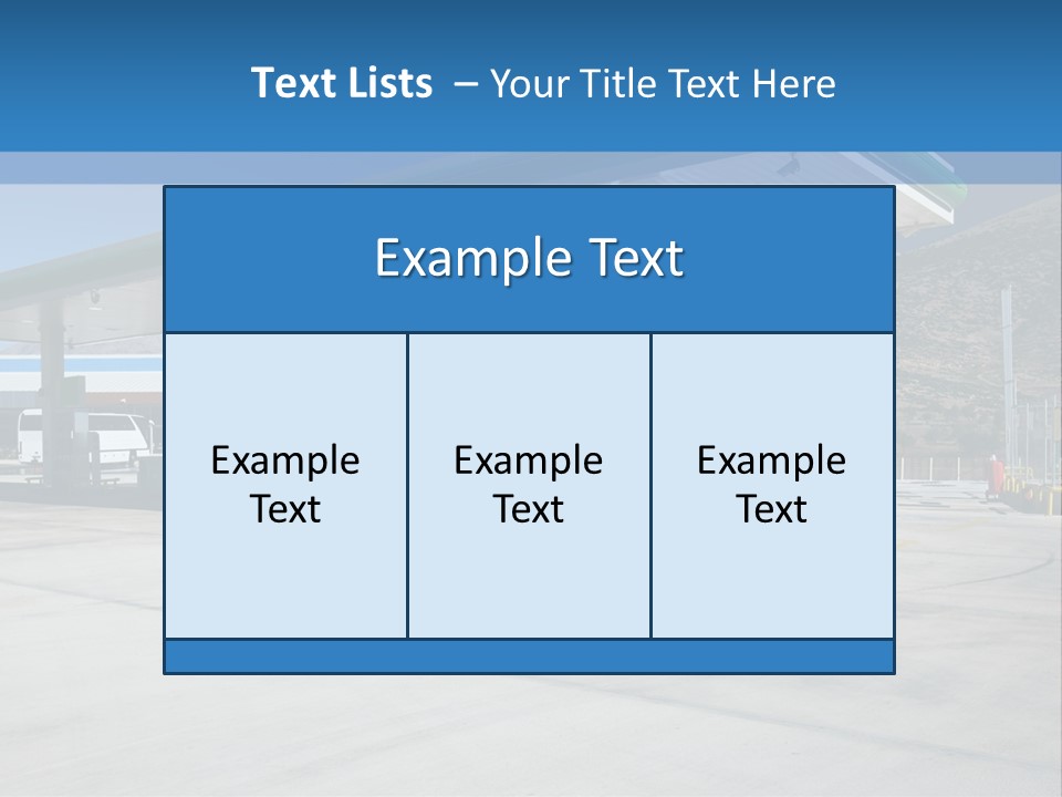 Modern Gas Station PowerPoint Template