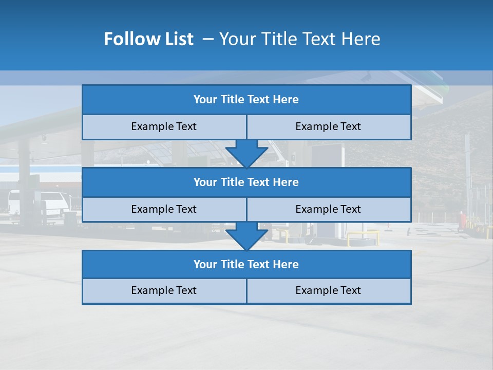 Modern Gas Station PowerPoint Template