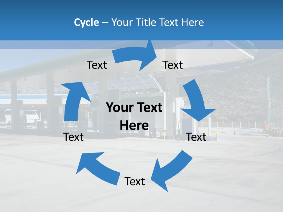 Modern Gas Station PowerPoint Template