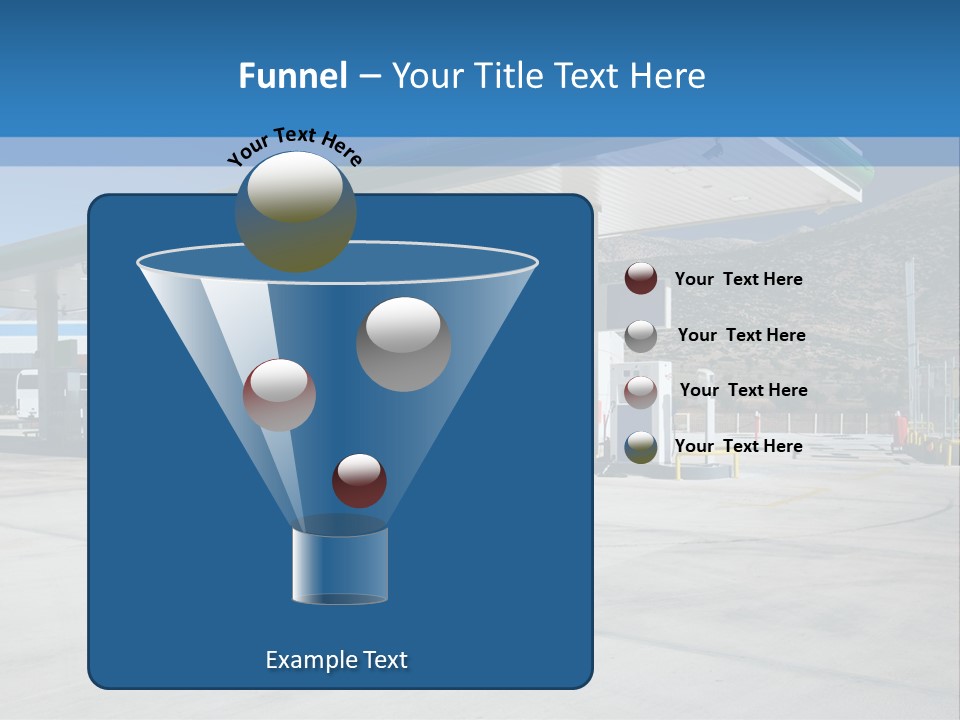 Modern Gas Station PowerPoint Template
