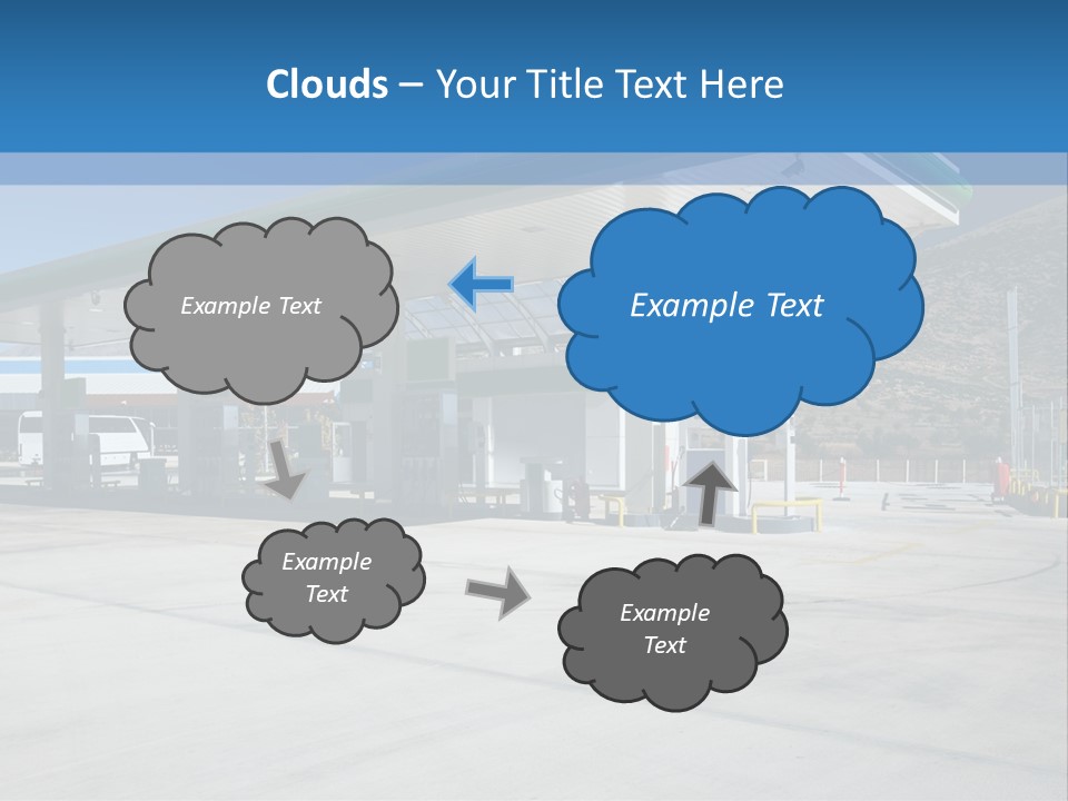 Modern Gas Station PowerPoint Template