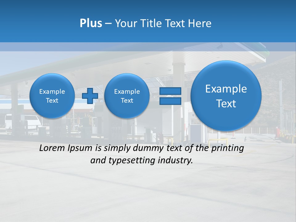 Modern Gas Station PowerPoint Template