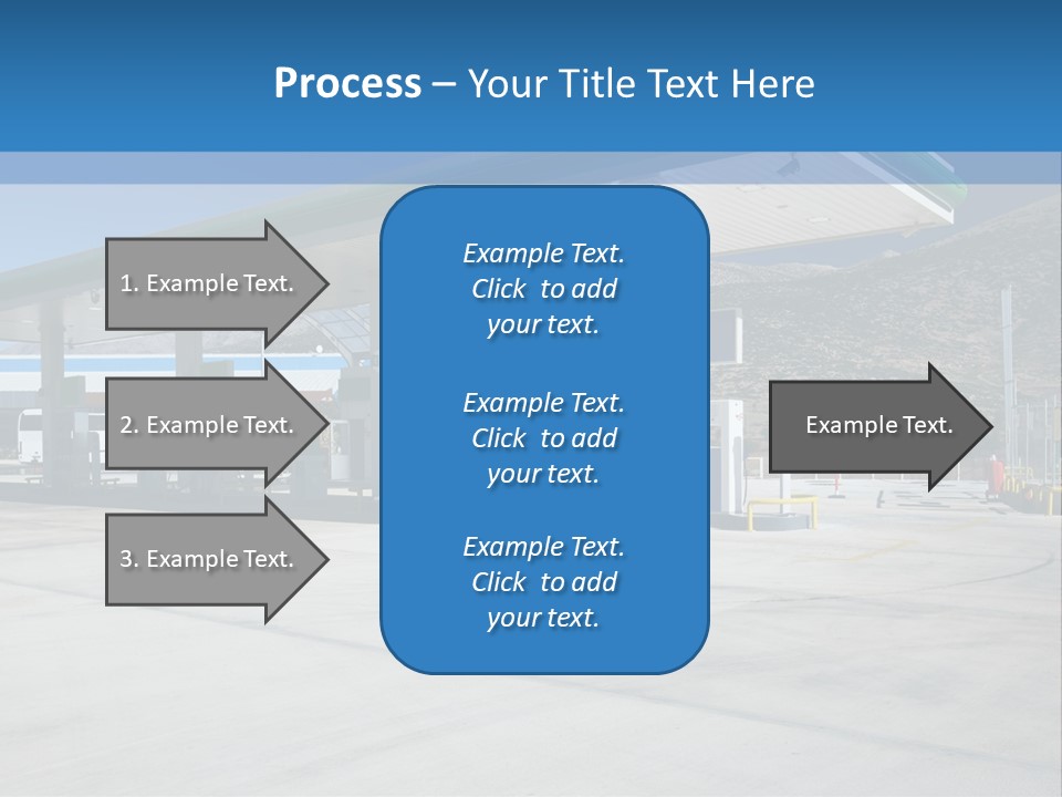 Modern Gas Station PowerPoint Template