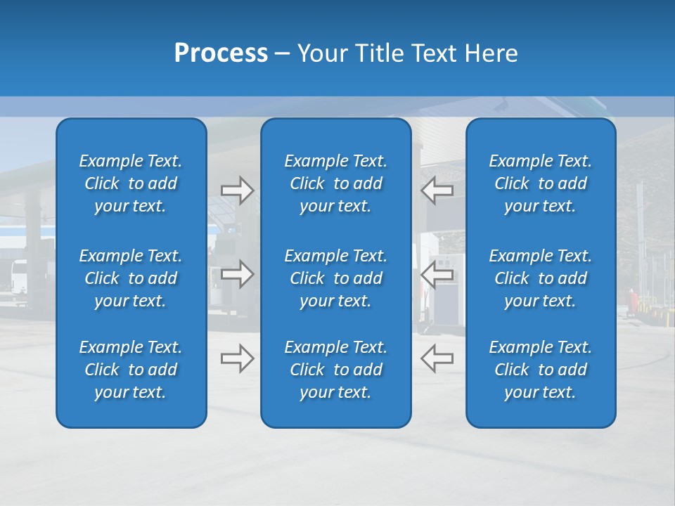 Modern Gas Station PowerPoint Template