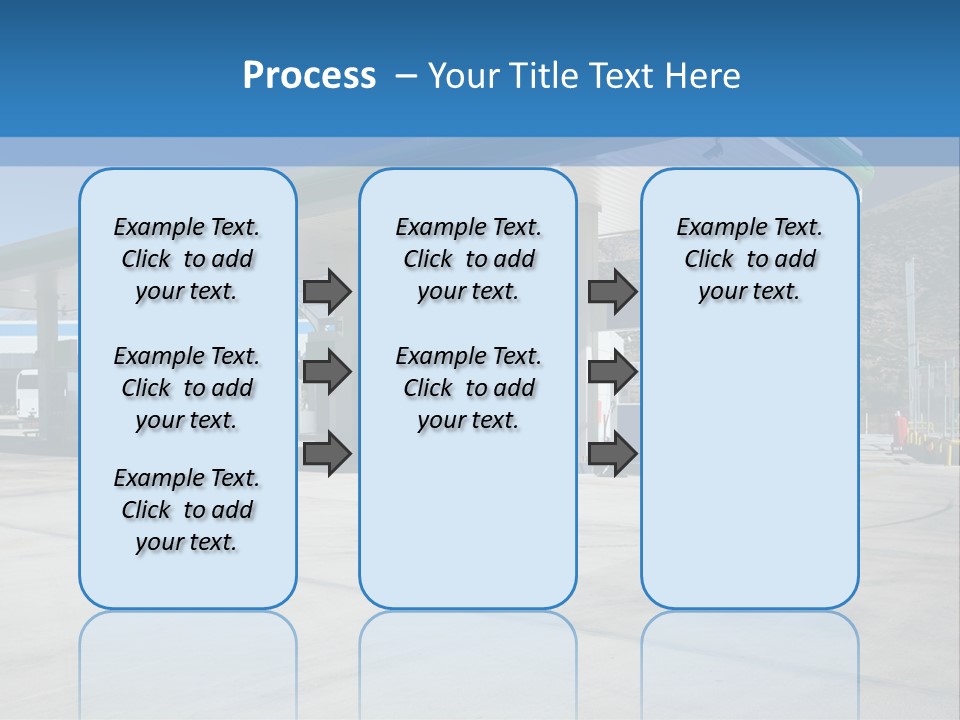 Modern Gas Station PowerPoint Template