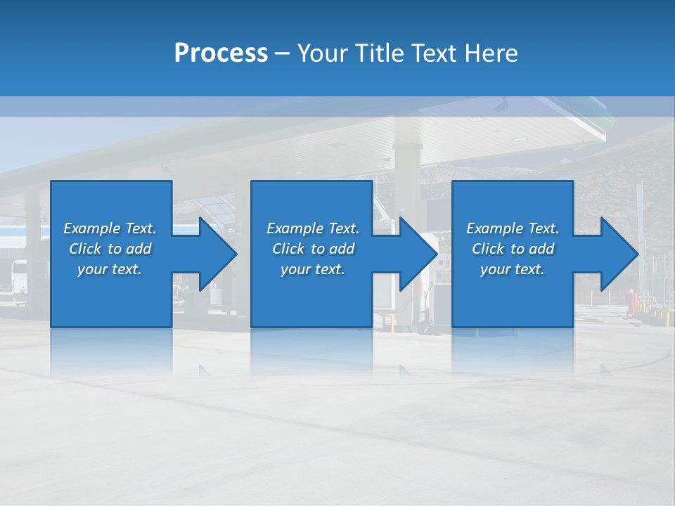 Modern Gas Station PowerPoint Template