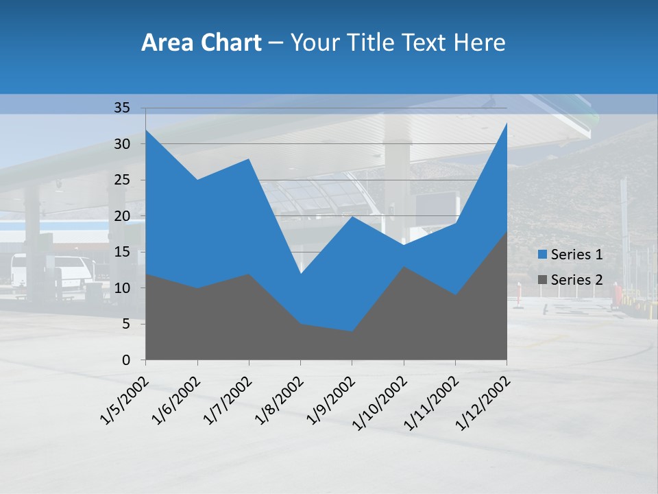 Modern Gas Station PowerPoint Template