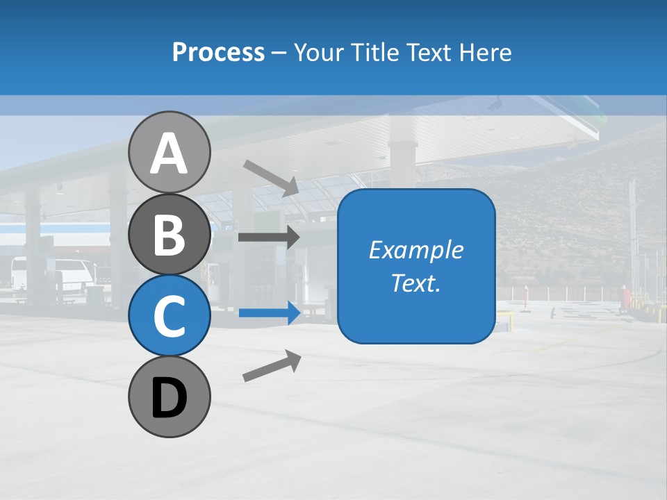Modern Gas Station PowerPoint Template