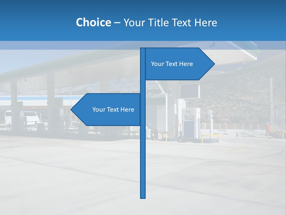 Modern Gas Station PowerPoint Template