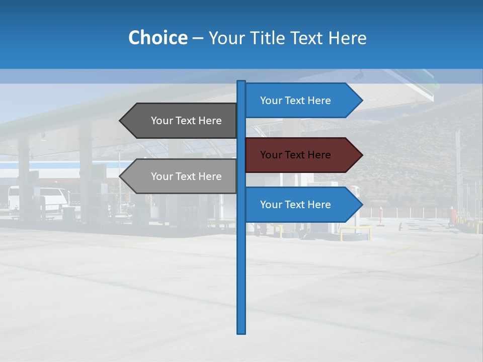 Modern Gas Station PowerPoint Template