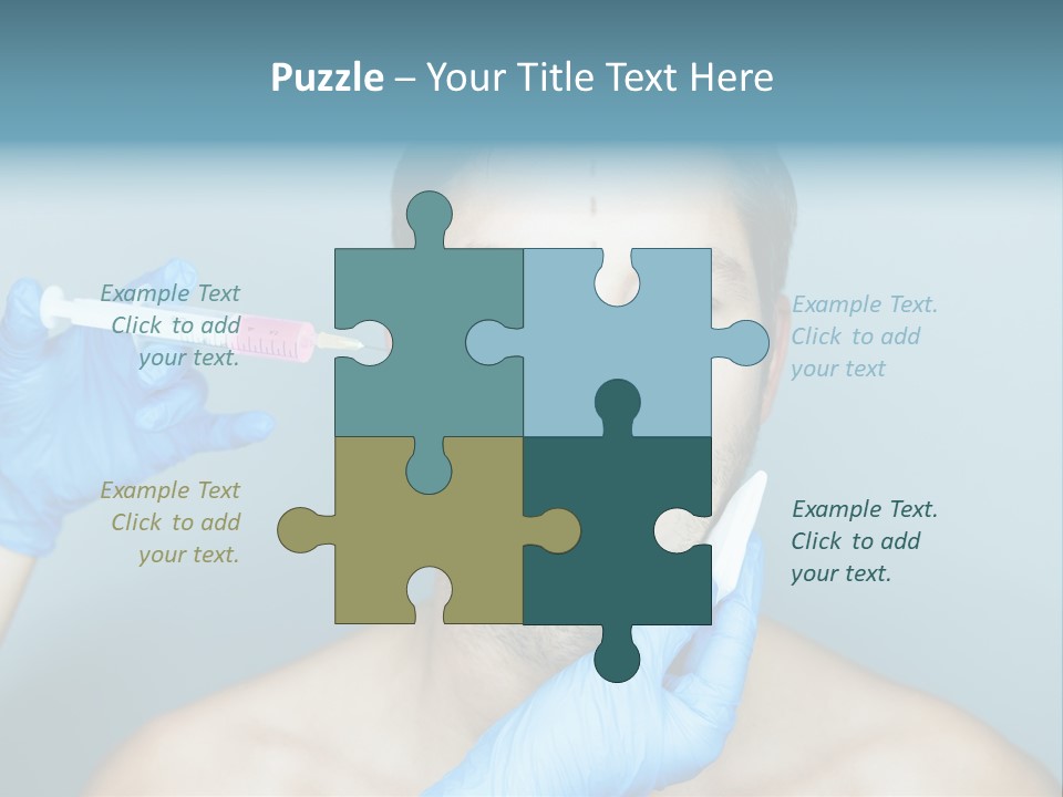 Male Botox PowerPoint Template