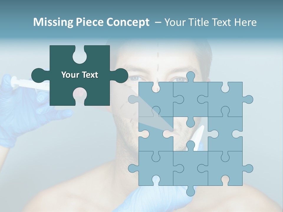 Male Botox PowerPoint Template