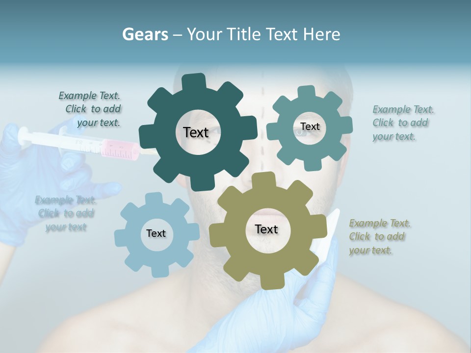 Male Botox PowerPoint Template