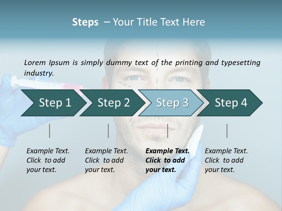 Male Botox PowerPoint Template