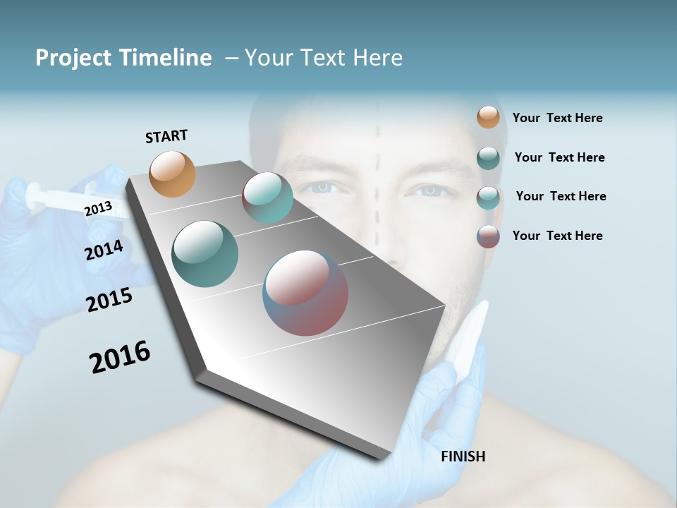 Male Botox PowerPoint Template