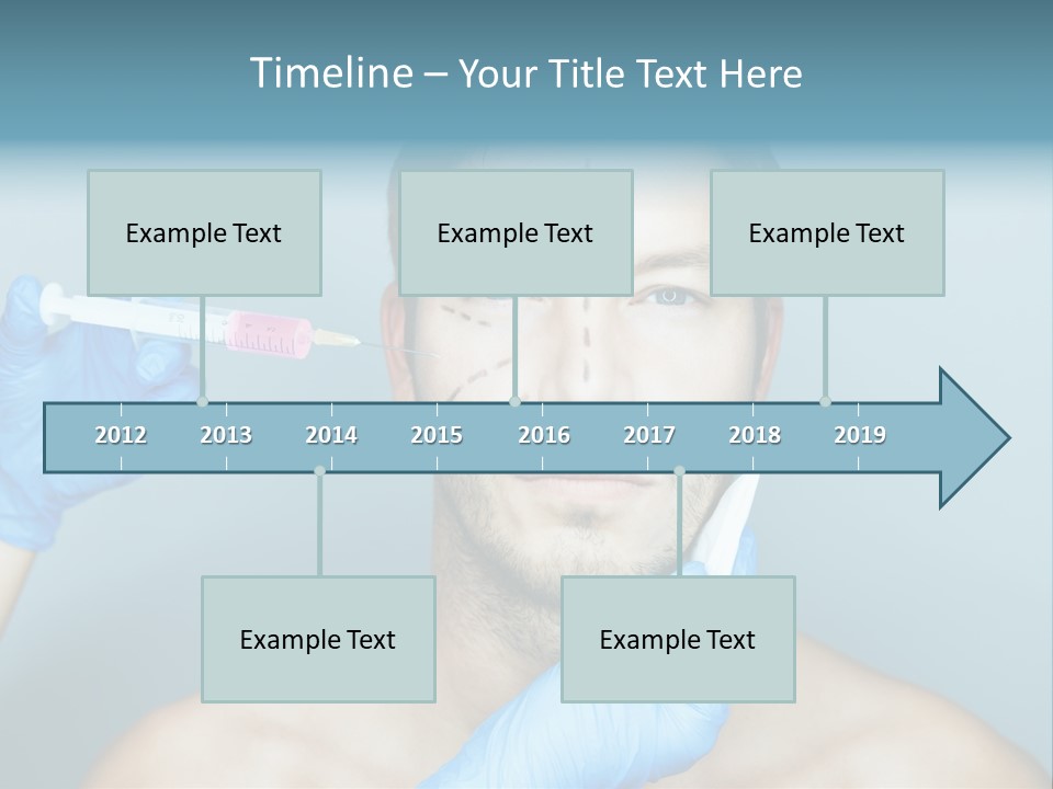Male Botox PowerPoint Template