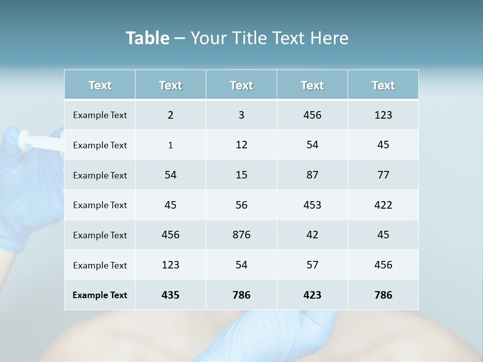 Male Botox PowerPoint Template