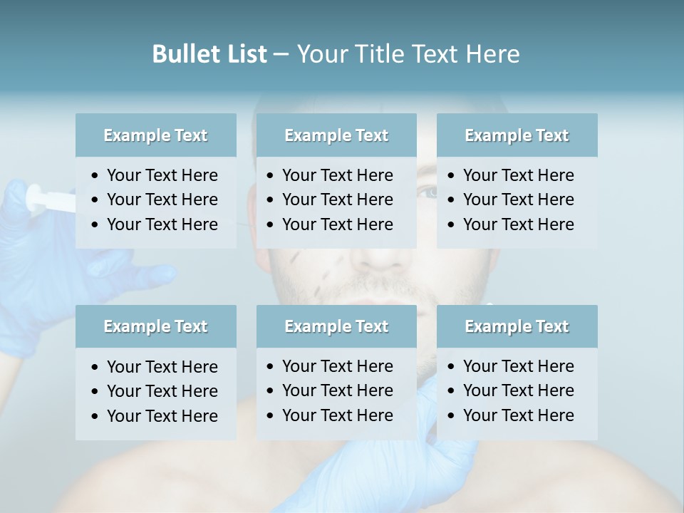 Male Botox PowerPoint Template