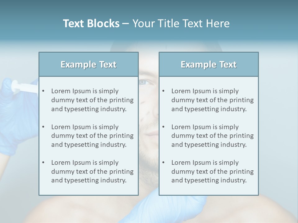 Male Botox PowerPoint Template