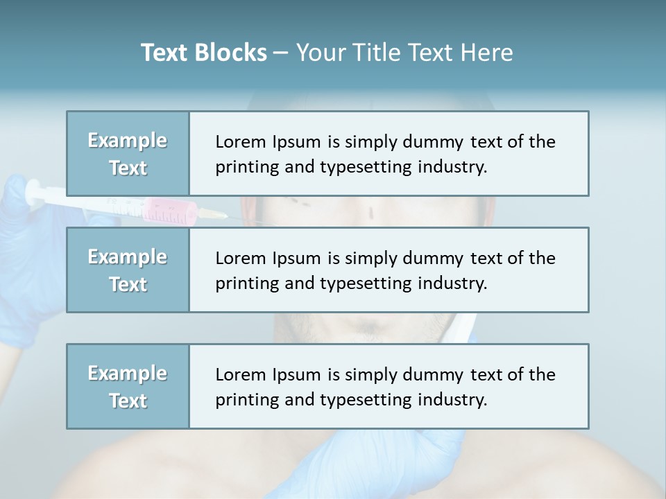 Male Botox PowerPoint Template
